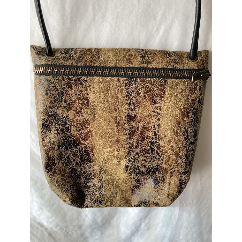 Elaine Arsenault Handmade NYC Bronze Metallic Shoulder Bag Excellent Condition